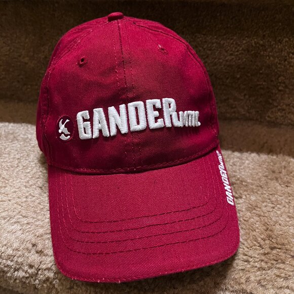 Gander Mountain red/white hat with sandwich brim, NWOT - Picture 1 of 4